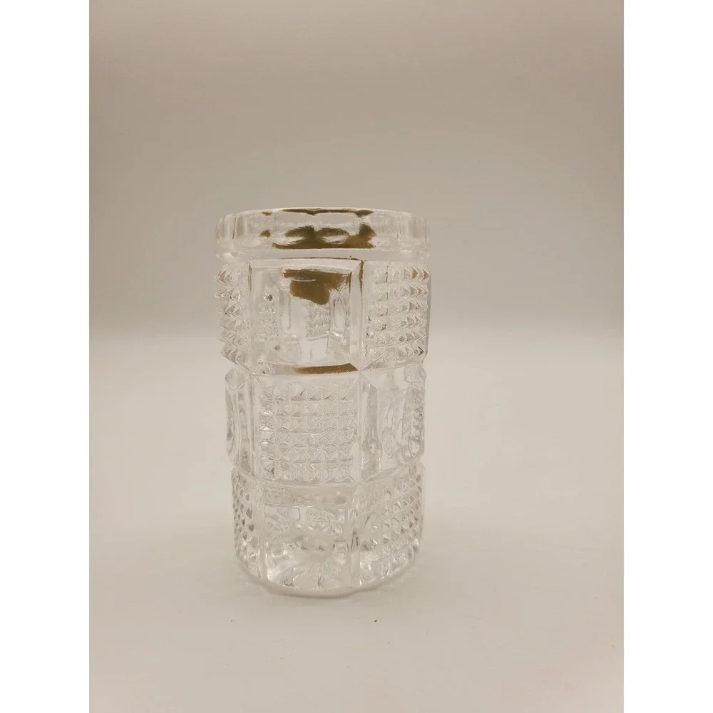 # 285 Vintage West German 24% Lead Crystal Toothpick Holder